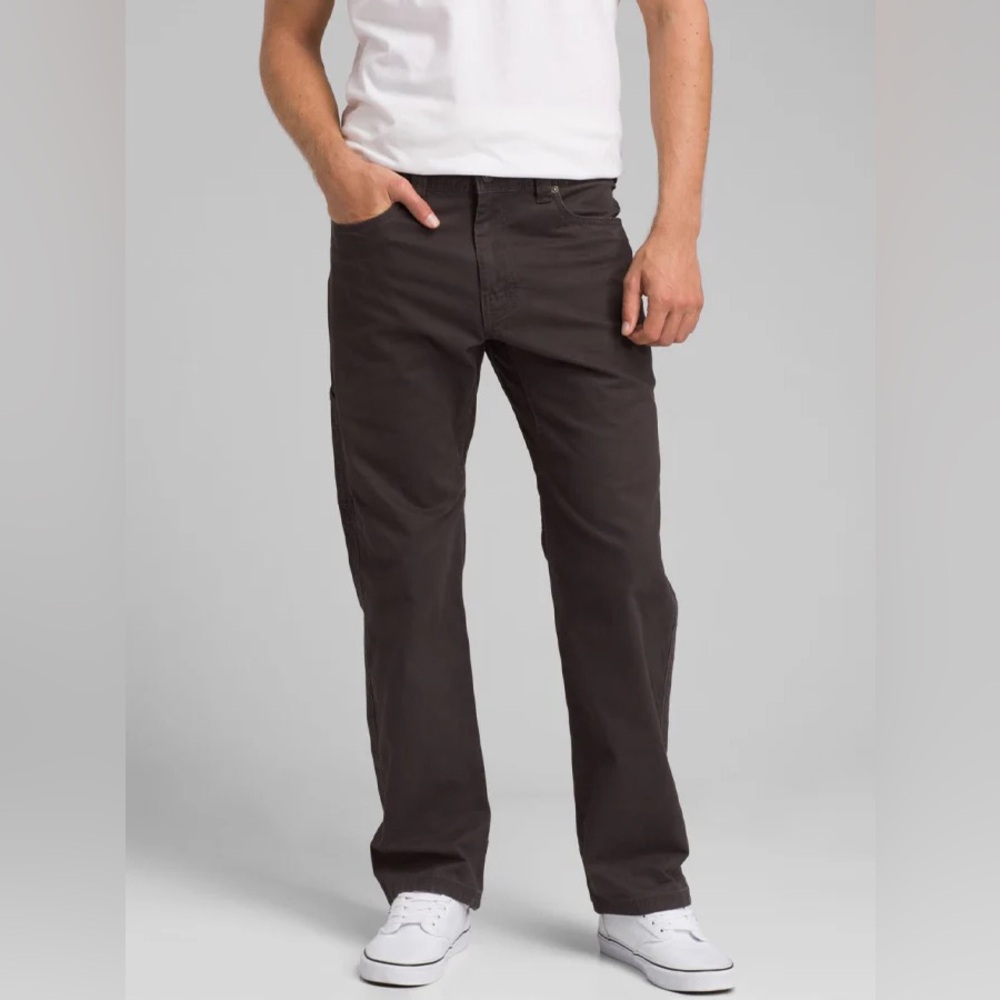 Prana Men's Charcoal Straight Jeans 32Wx34L